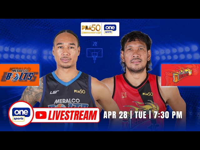 LIVE: MERALCO vs SAN MIGUEL | PBA SEASON 50 COMMISSIONER’S CUP | APRIL 28, 2026
