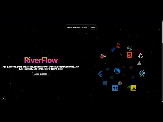 RiverFlow – Full-Stack Developer Q&A Platform | Next.js, Appwrite, TypeScript