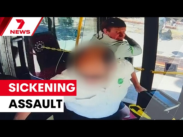 Court releases footage of sickening attack on an Adelaide bus driver | 7NEWS