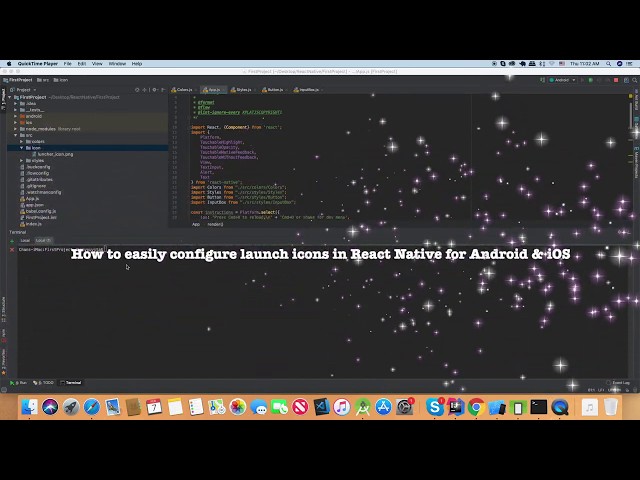 React Native: How to easily configure launch Icons for  Android & iOS