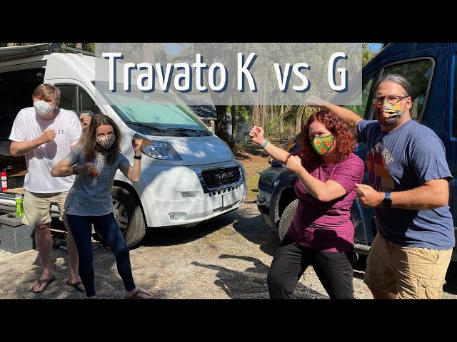Winnebago Travato K vs G: Duelo de distribuciones de furgoneta, ¿cuál es mejor?