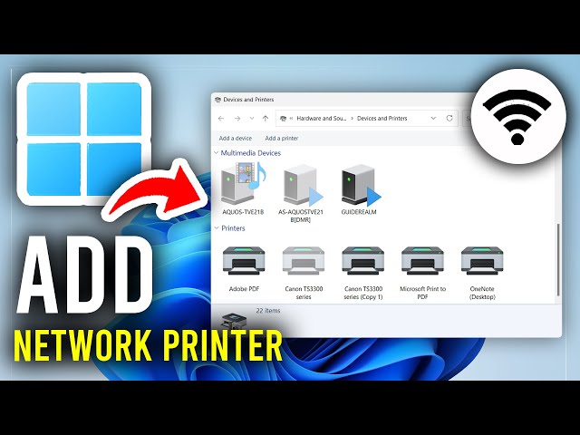 How To Add Network Printer Using Hostname or IP Address In Windows 11/10 - Step By Step