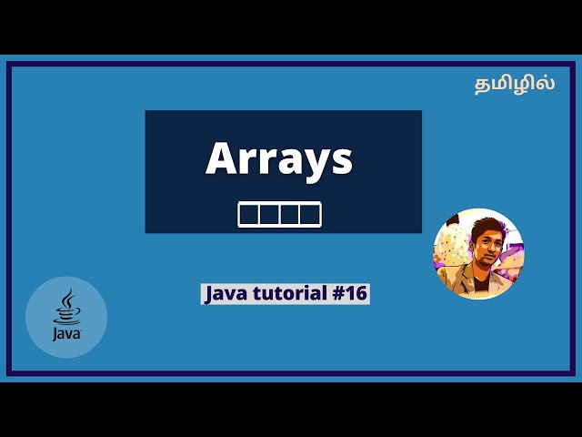 Array in Java with example code [Tamil] Java tutorial