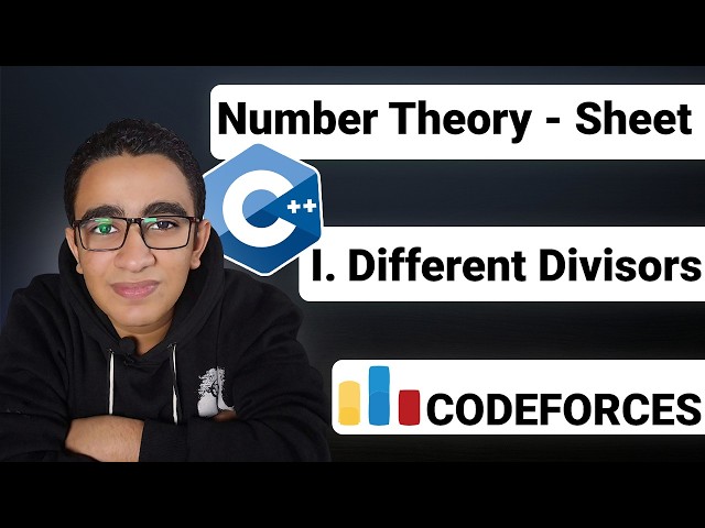 105 - I. Different Divisors (Number Theory Sheet) - C++ Level 2 Problem Solving