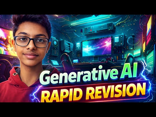 Generative AI rapid revision//class 9th 