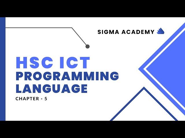 Algorithm and Flow Chart  Part- 01 | HSC ICT | Chapter-5