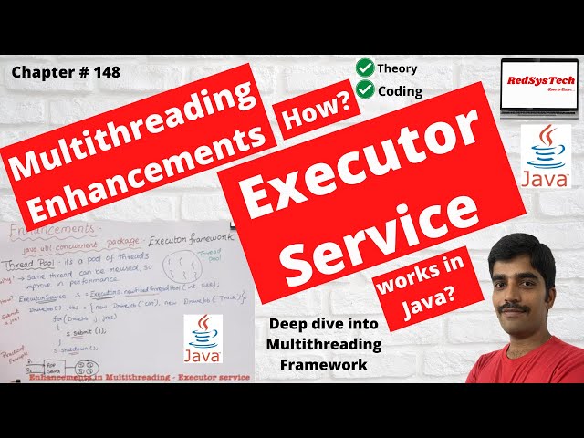 # 148 Java ExecutorService | ExecutorService interface | ExecutorService java | Java | RedSysTech