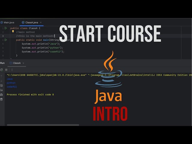 Java Course in 2025 (Introduction)