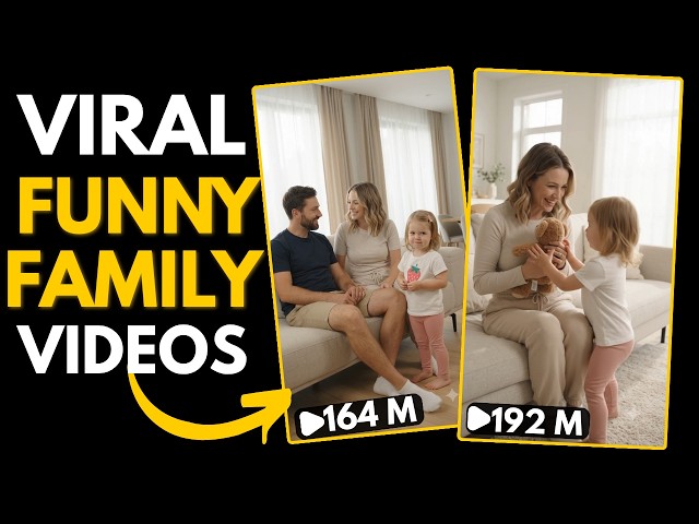 How to Create VIRAL AI Funny Family Videos with FREE AI Tools