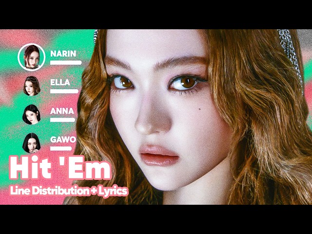 MEOVV - Hit 'Em (Line Distribution + Lyrics Karaoke) PATREON REQUESTED