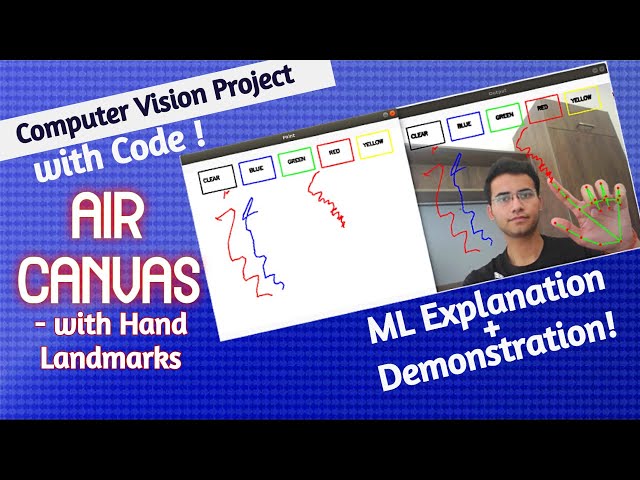 Computer Vision Project | AIR CANVAS with ML | With code | Resume Enhancer | Python OpenCV Project