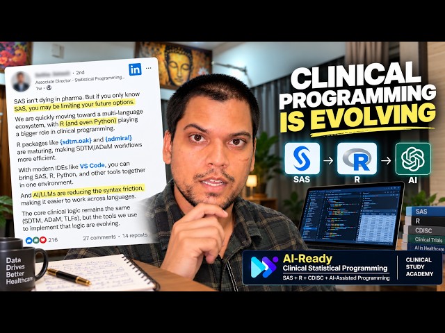 Clinical Programming Is Evolving | SAS, R & AI Explained