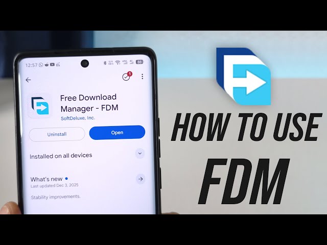 How to Use Free Download Manager on Android (FDM Tutorial)