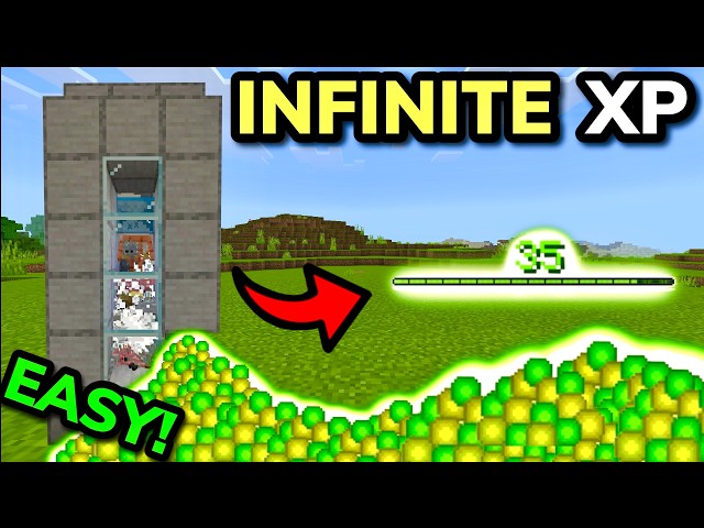 SIMPLE 26.4+ XP FARM TUTORIAL in Minecraft Bedrock