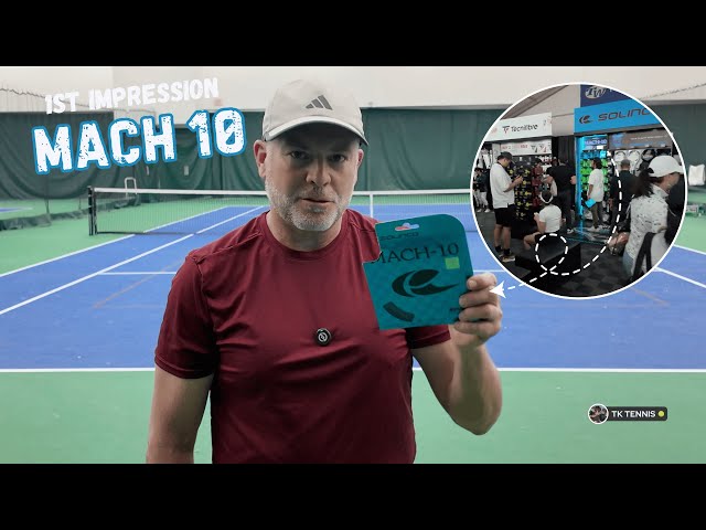 Solinco Mach 10 First Hit! My Raw Thoughts on Solinco’s Newest String