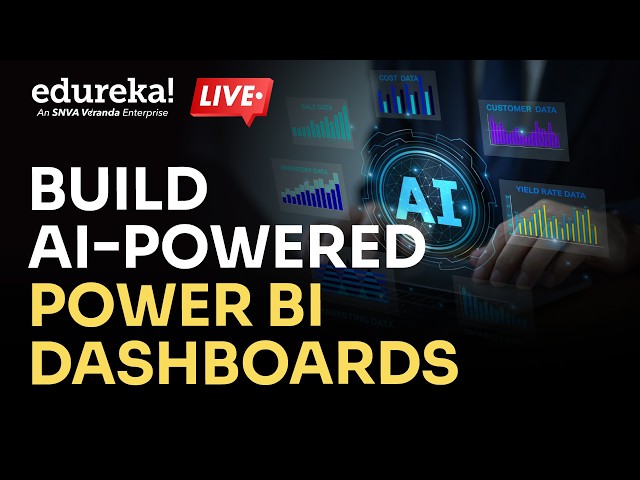 Build AI-Powered Power BI Dashboards | Power BI Tutorial | Edureka