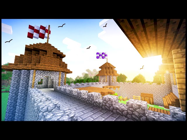 How To Build a Basic Medieval Castle! - Minecraft Tutorial