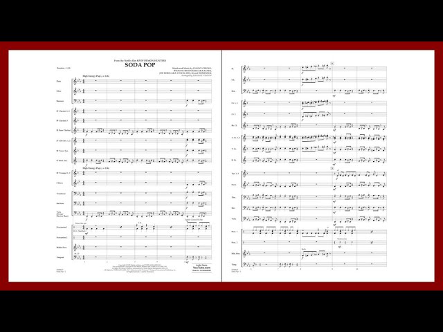 Soda Pop (from KPOP Demon Hunters) | Arr. Johnnie Vinson