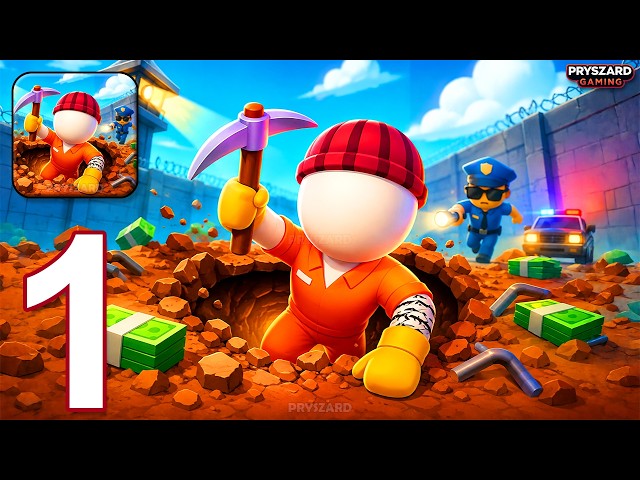 Prison Guard Tycoon - Gameplay Walkthrough Part 1 - Jail Guard Boss (iOS, Android)