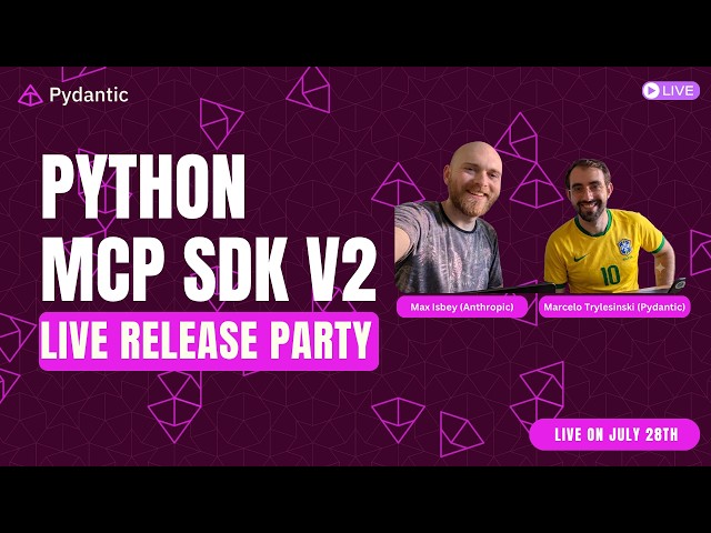 Python MCP SDK v2 Release Party!