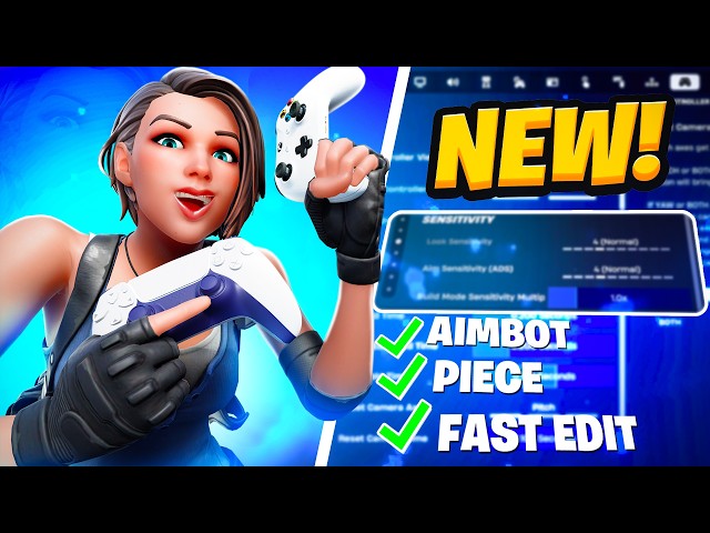 *NEW* BEST Controller SETTINGS + Sensitivity in Chapter 7 Season 3 🎮 ( Fortnite Reload Gameplay)