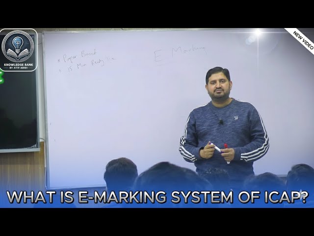 ICAP E-Marking System Explained for CA Students
