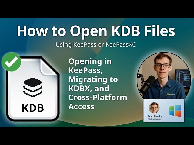 KDB File Extension: How to Open KeePass Password Database Files