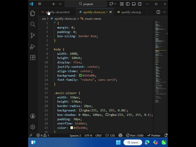 Spotify clone app complete tutorial video