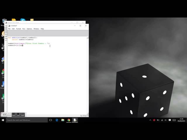 Python Programming   Addition of two numbers