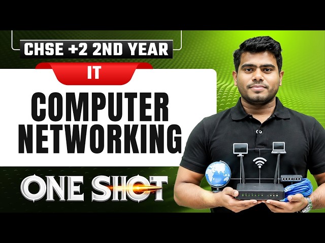 Computer Networking in One Shot 🌐 IT CHSE +2 2nd Year Science | Class 12 in Odia LIVE