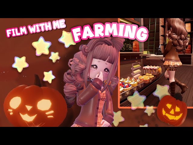 a Cozy evening☕playing Royale High *Filming, farming, making outfits 🍁