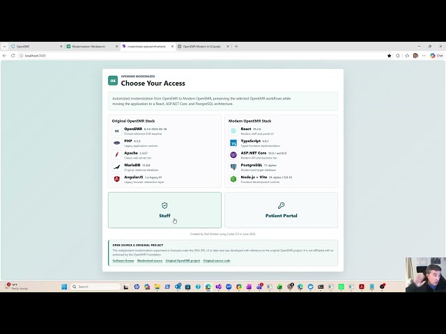 An experiment in automatically modernizing an application using unattended coding assistants