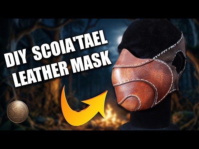 DIY Scoia'tael Elven Leather Mask | The Witcher Cosplay Crafting (+ PDF Pattern)