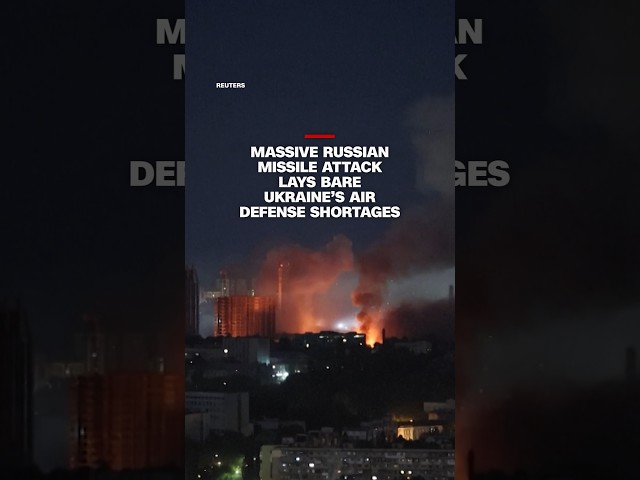 Massive Russian missile attack lays bare Ukraine’s air defense shortages