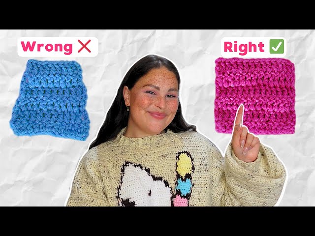 10 beginner crochet mistakes (and how to fix them)