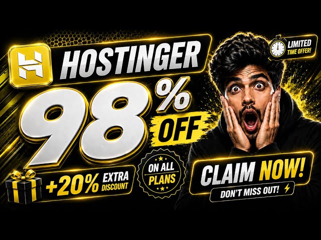 Hostinger Coupon Code 2026 🔥 EPIC DEAL ✅ | Hostinger Discount Code | Hostinger Promo Code WORKING 🚨
