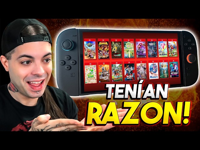 TODOS dan la RAZÓN a NINTENDO con SWITCH 2, incluso los HATERS...