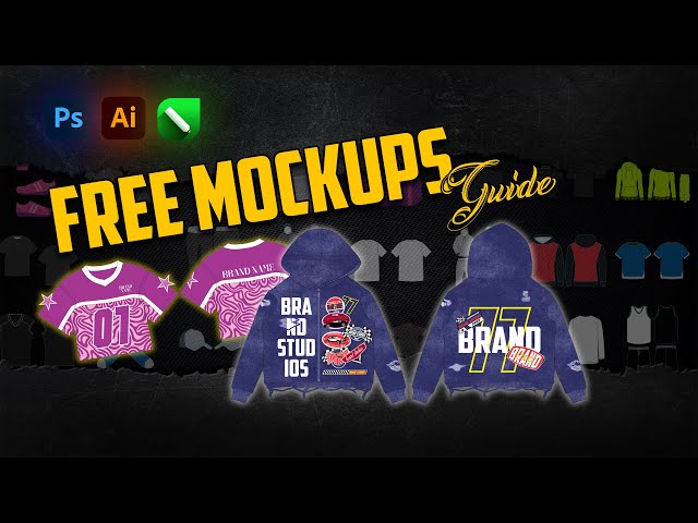 HOW TO MAKE MOCKUPS FOR YOUR CLOTHING BRAND [FREE MOCKUP]