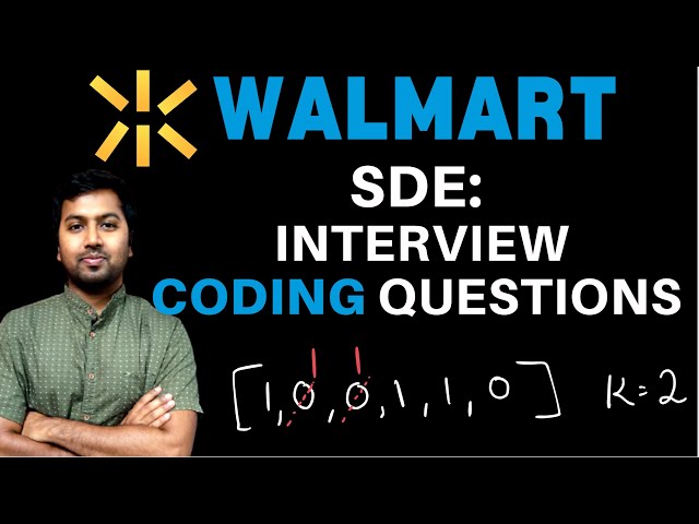 Walmart SDE Interview DSA Questions - Interview preparation