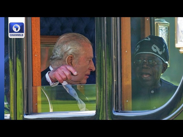 Tinubu, Wife Join King Charles For Ceremonial Carriage Ride