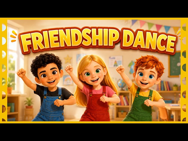 Friendship Song for Kids 🖐️ | Kindergarten & Elementary Dance | A Friend Like You 💌[Printable Below]