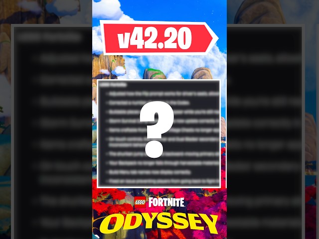 Everything You Need To Know About LEGO Fortnite Odyssey 42.20