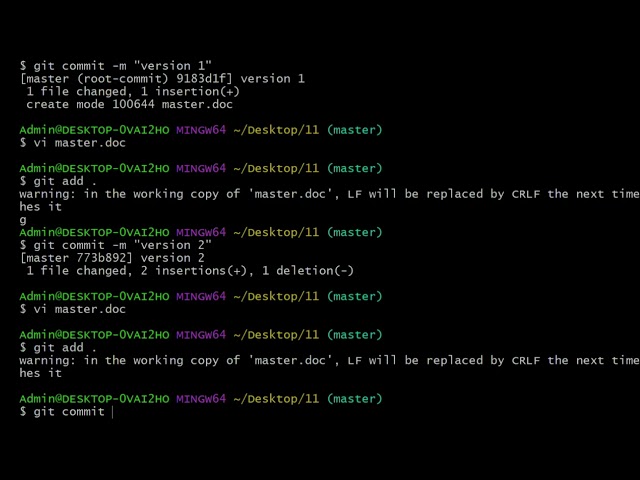 3rd semester 11th git lab program (details of last 5 commits) #learningtips #git #college 