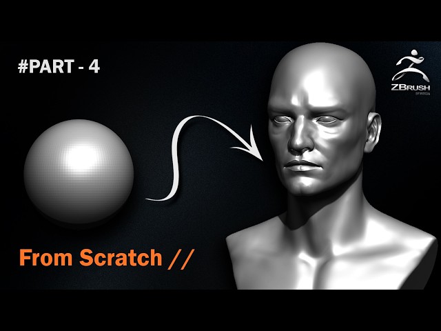 From Sphere to Character | ZBrush Quick Sculpt – Part 4