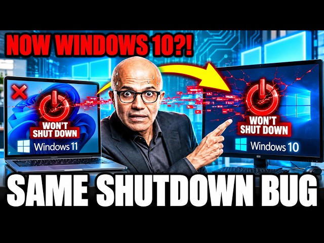 LOL, Windows 11 Shutdown Bug Now Spreads to Windows 10 PCs