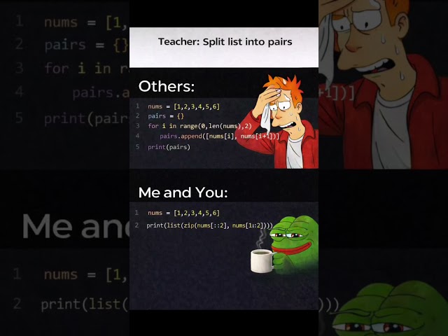 python zip save for later #python #programming #coding #quiz #memes #pythonprogramming