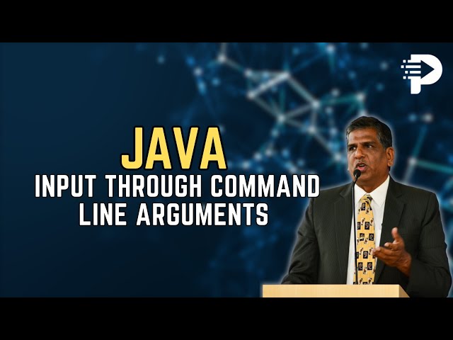Command Line Arguments in Java |  Ch- 3| Java Full Course | Yashwant Kanetkar| Programming Hub