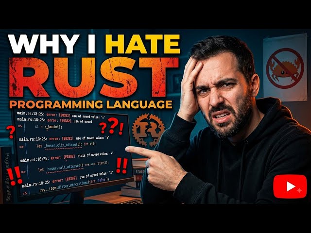 Why I HATE RUST as a programming language 