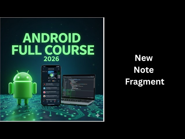(561) New Note Fragment in Android | Kotlin & Android Jetpack Tutorial