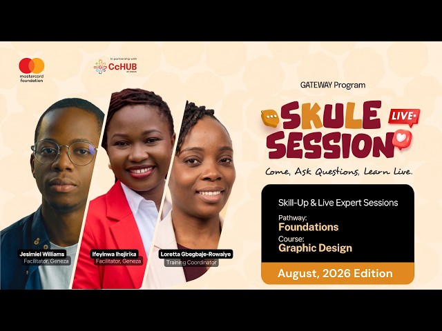 August 2026 | Ask Your Trainer LIVE | Graphic Design Q&A | Skill-Up & Live Expert (SKULE) Session